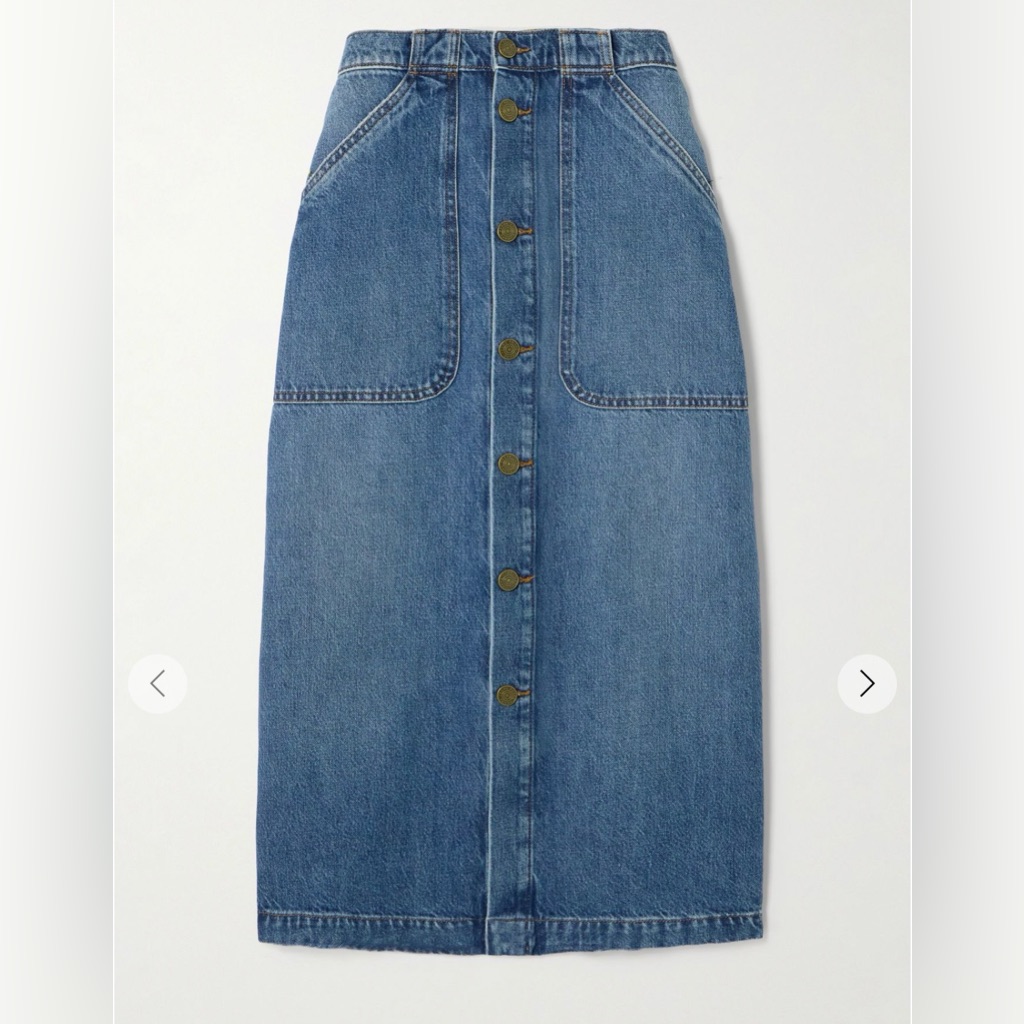 Frame Modern Pocket Midi Skirt